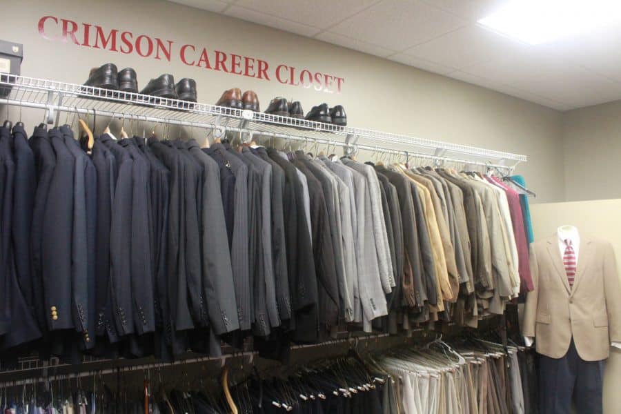 Career center provides rental professional clothing to students