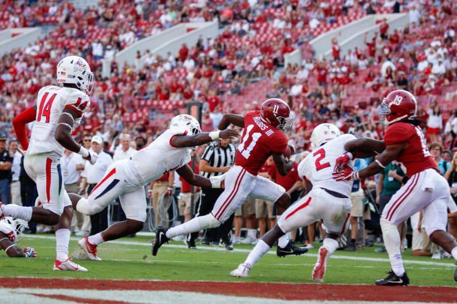 Calvin+Ridley+teaching+and+learning+from+trio+of+freshman+receivers
