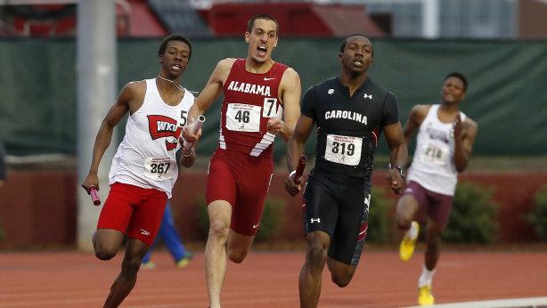 Track and field splits up for last meet before SEC competition