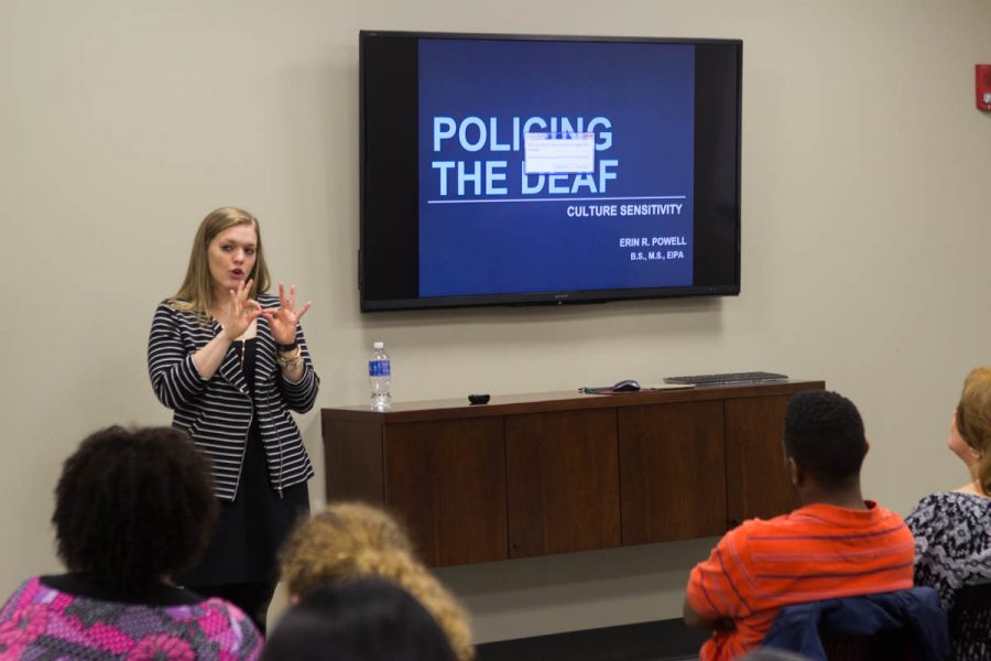 Sign language interpreter discusses barriers between police and the Deaf