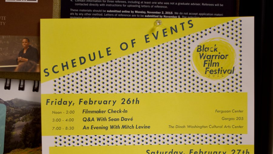 Black Warrior Film Festival: List of events