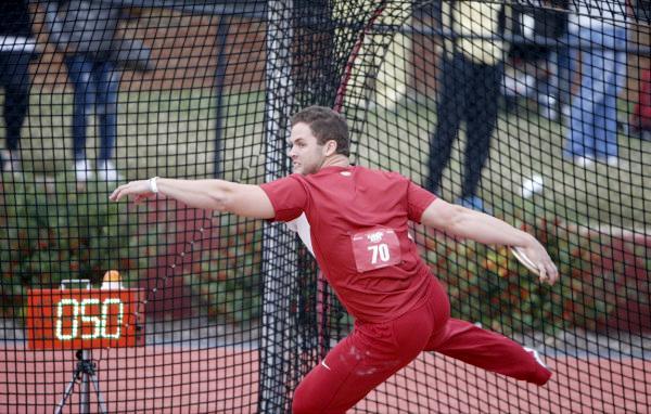 Track and field sweeps hammer throw titles in first day of Crimson Tide Invitational