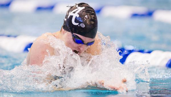 Making a splash: Relay win paces men's swimming to best finish since 1983