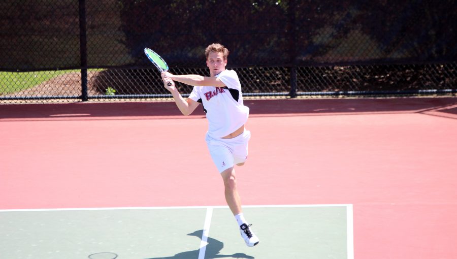 Men's tennis falls to Ole Miss in final home match