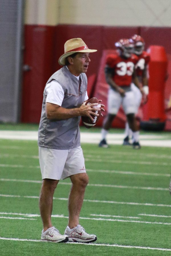 PRACTICE REPORT: Alabama practices indoors for second time this week