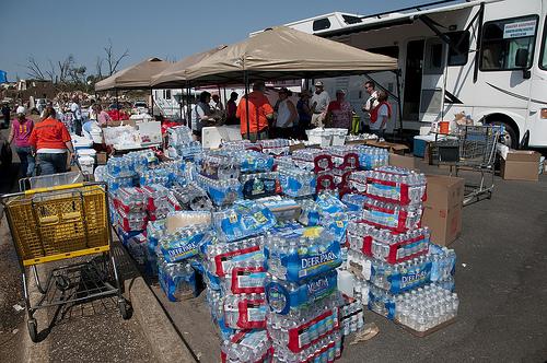 Funds and supplies pour in for storm victims