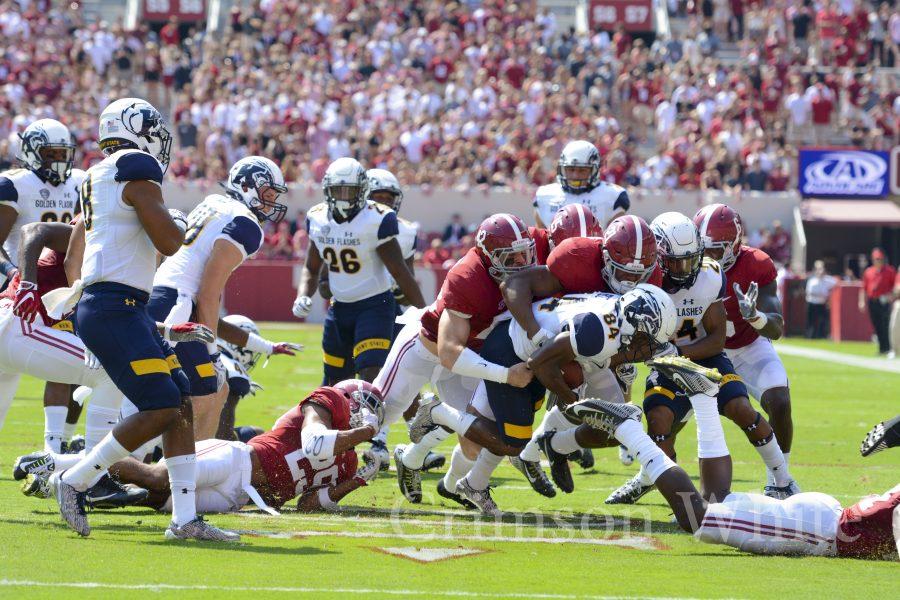 Shut out complete: Alabama defense allows Kent State only one big play
