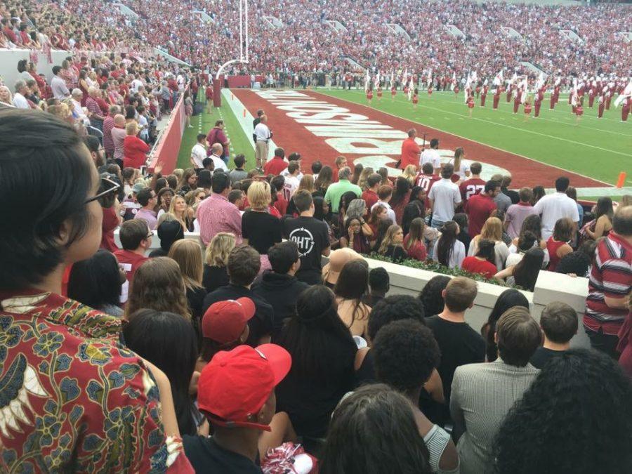 UA+Students+protest+during+national+anthem