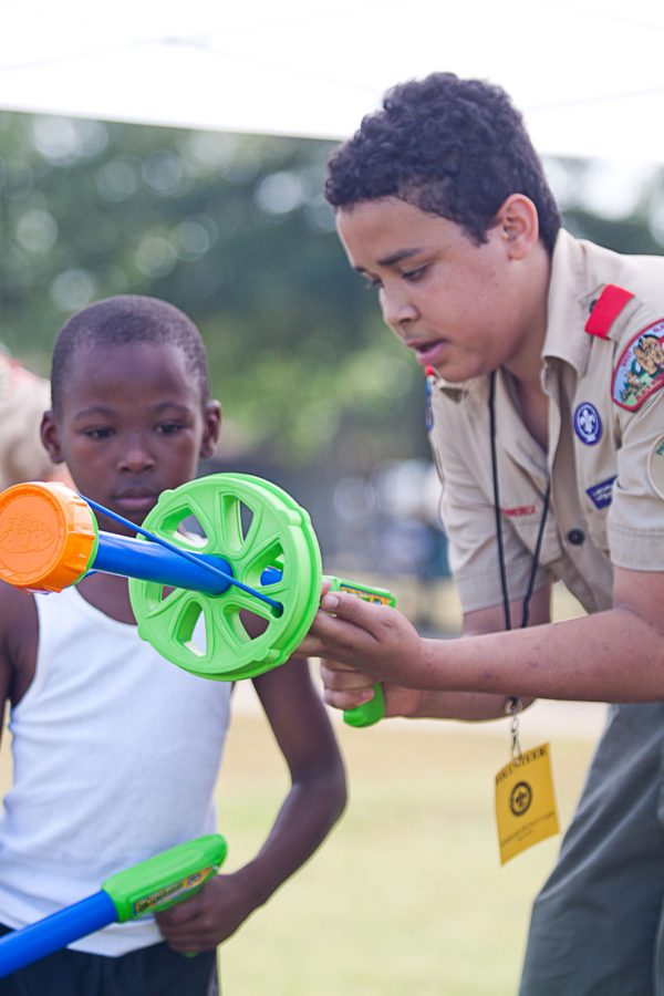 Boy Scouts volunteer and help tornado victims