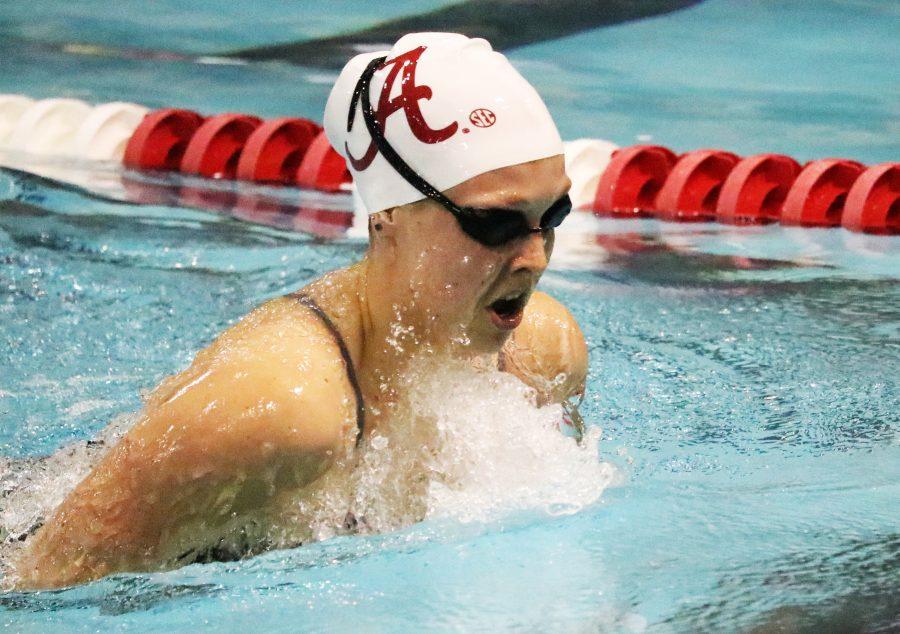 Swimming and Diving kicks off SEC Championships with runner-up finish and new school record