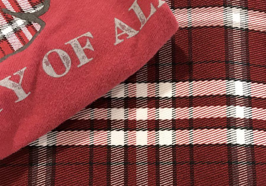 College of Human and Environmental Sciences promotes the University's interesting tartan pattern