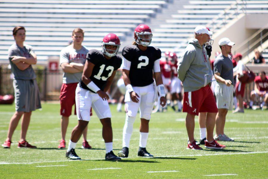 Nick+Saban+pleased+with+quarterback+play+after+first+scrimmage