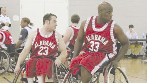 Wheelchair Basketball team takes on Phi Gamma Delta