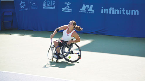 Student to play tennis in 2012 Para-Olympics