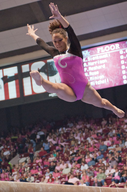 Coach Patterson seeks another gymnastics title as Tide tries to repeat