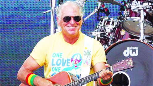 Jimmy Buffett plays concert in Paradise