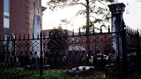 On-campus gravesite recalls antebellum university