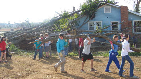 Tornado volunteers face new challenges