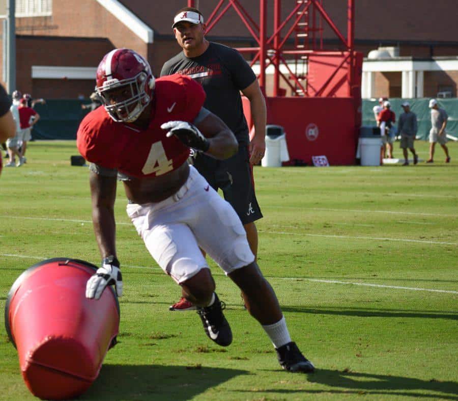PRACTICE REPORT: DaShawn Hand full participant ahead of LSU