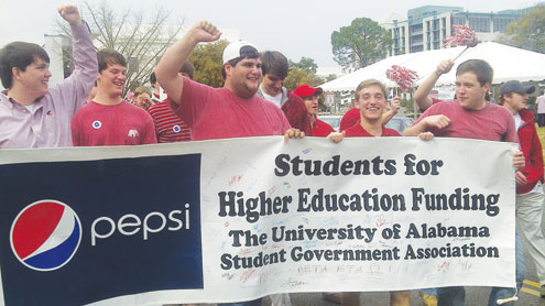 Students lobby for education funding