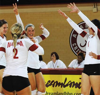 Bama volleyball off to a hot start