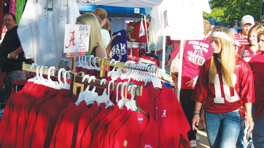 Gameday vendors need license to sell Tide merchandise