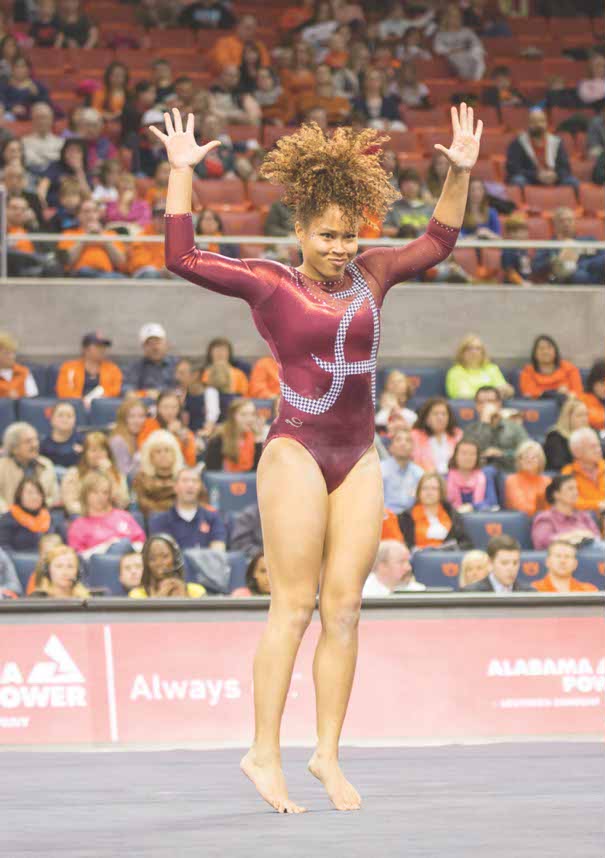 Milliner vital leader for Alabama gymnastics team