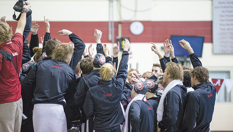 UA celebrates swimming and diving records
