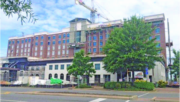 Embassy Suites designed as luxury downtown hotel