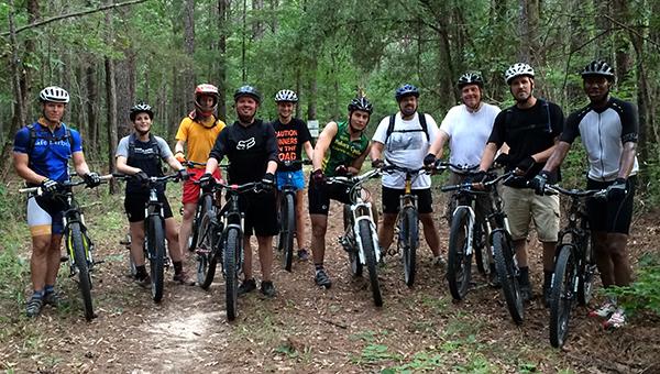 Biking group rides, maintains trails