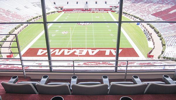 Tide's room with a view: Student workers see different Gameday through skyboxes