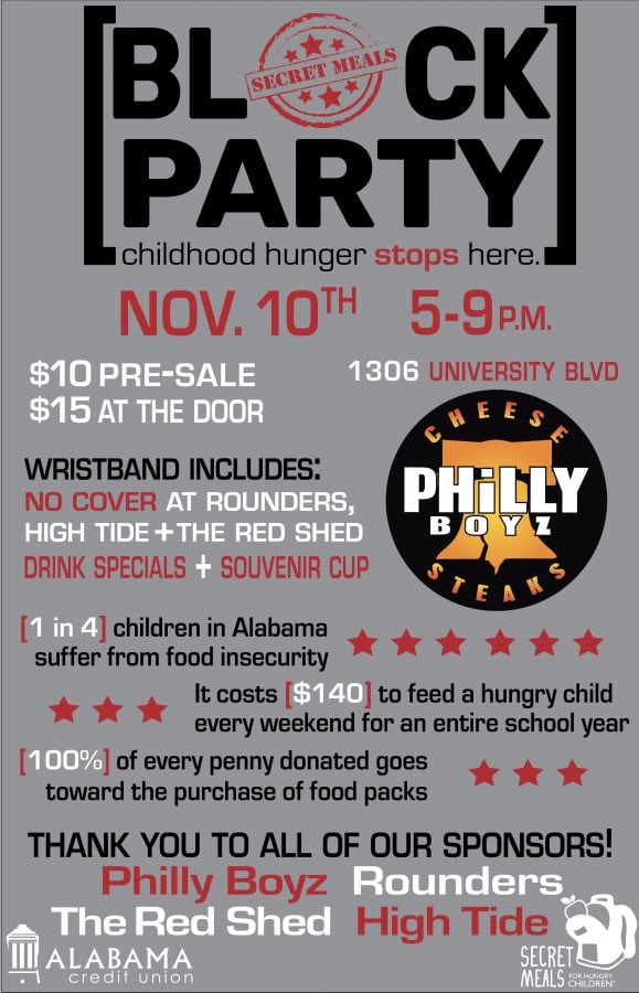 Local bar block party supports Secret Meals