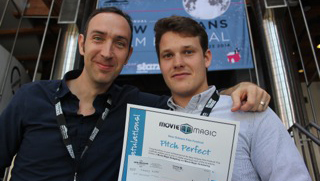 Student's film pitch wins 1st place in contest
