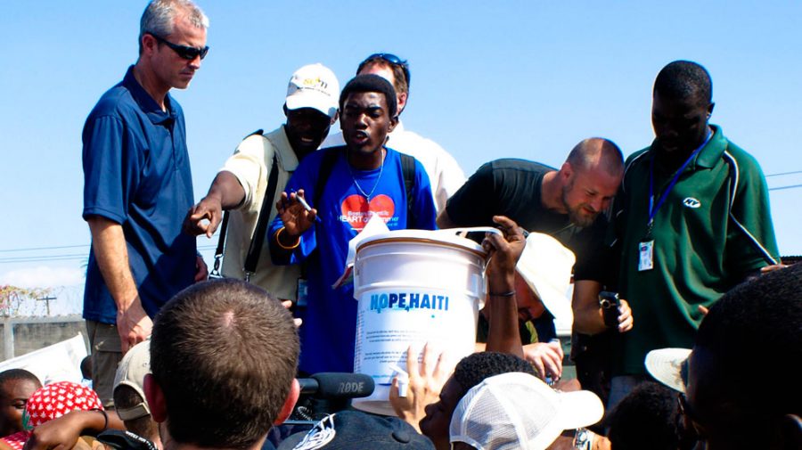 Group sends water filters to Haiti