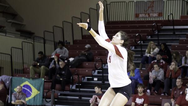 Volleyball sweeps Mississippi State at home