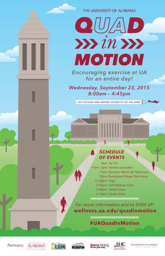 Office of Health Promotion & Wellness to host inaugural UA Quad in Motion Day