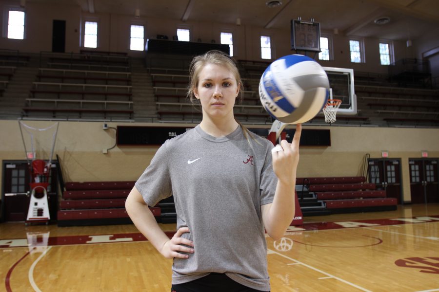 Emily Stebbins exemplifies strong work ethic on and off the court
