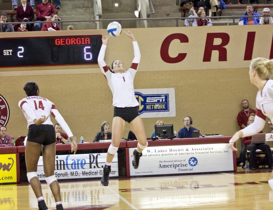 Alabama volleyball pushes Ole Miss, but ultimately falls to the rebels in four sets
