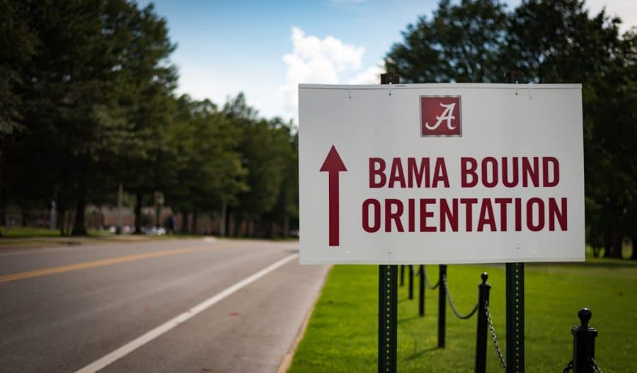 Bama Bound brings excitement to new students