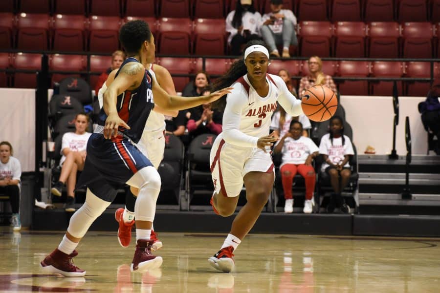 Alabama dominates exhibition game with Antelope Valley