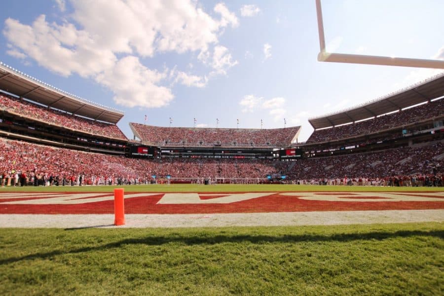 Bryant-Denny+Stadium+Field%2C+View+From+End+Zone