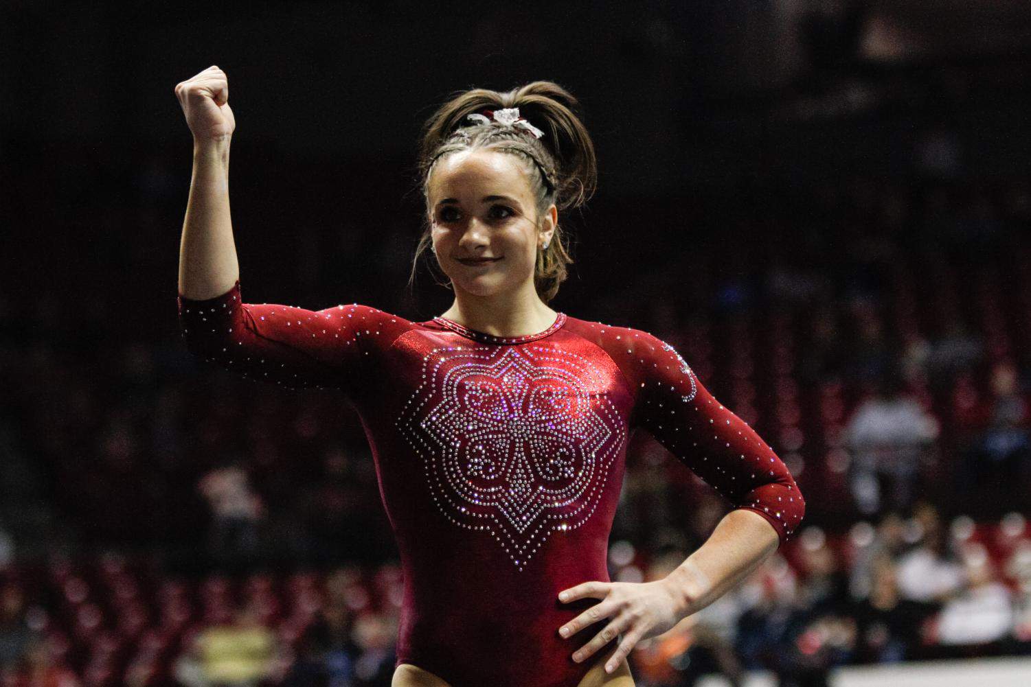 GALLERY: Alabama Gymnastics Quad Meet vs Denver, Michigan and Bowling ...