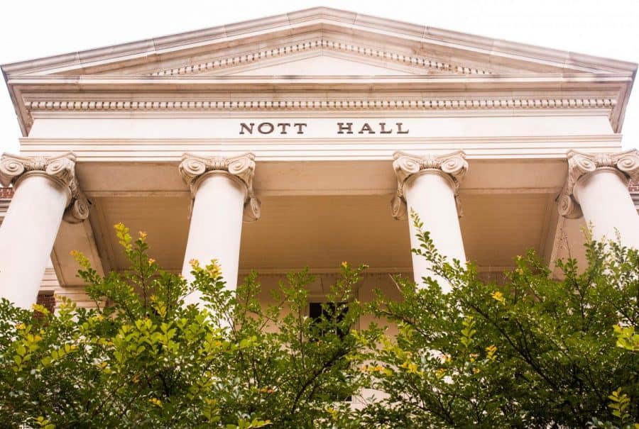 Nott Hall renamed, but committee’s work is ‘far from finished’