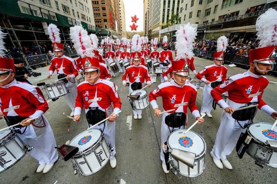 Million Dollar Band marches in Macy’s Thanksgiving Day Parade
