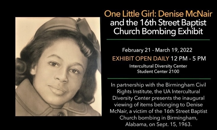 A+flyer+detailing+the+One+Little+Girl%3A+Denise+McNair+and+the+16th+Street+Baptist+Church+Bombing+Exhibit.