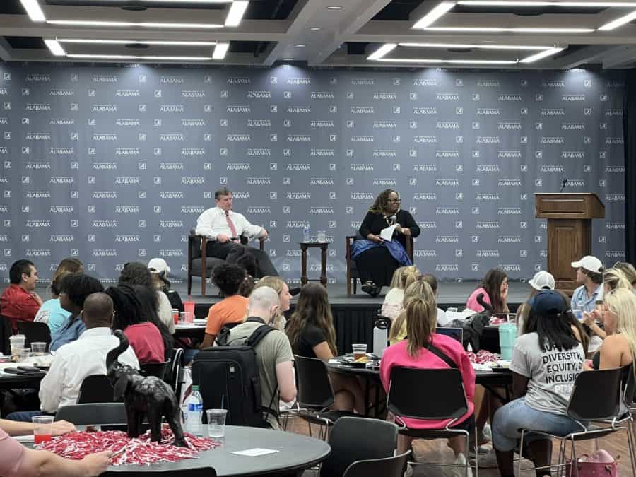 The UA Town Hall on September 22.