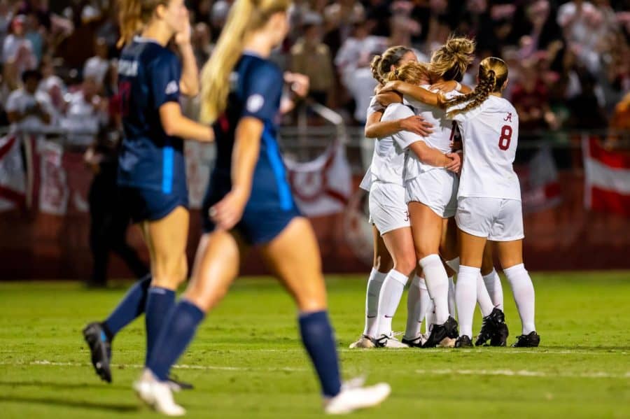 Pink Out the Pitch: No. 2 Alabama battles Arkansas in top-10 matchup