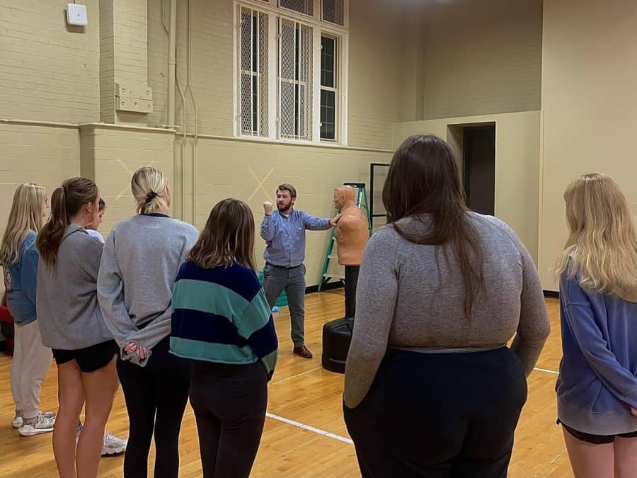 “I’d rather you look crazy than be dead”: Self-defense class teaches students and raises money