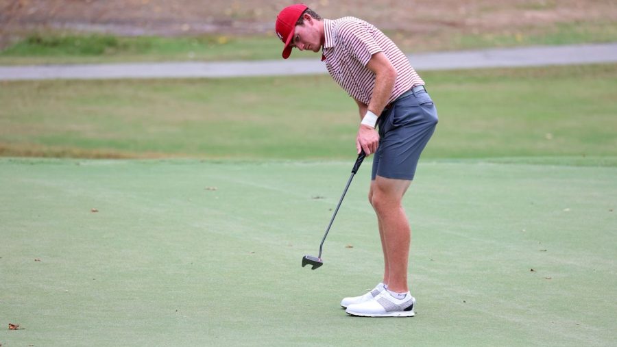Men’s golf finishes ninth at Golf Club of Georgia Collegiate to end fall season