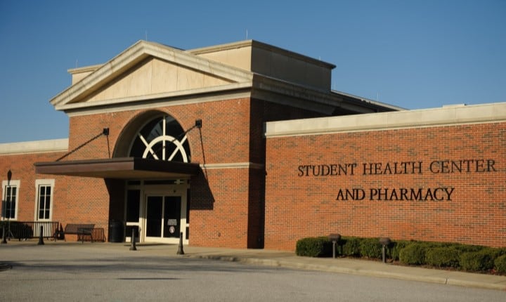 The Student Health Center provides students with high-quality care. 